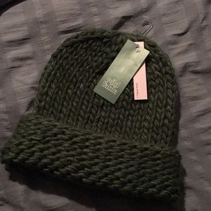 Olive green beanie